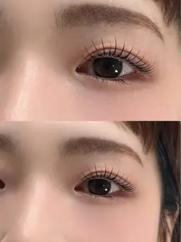 ラッシュリフト&美眉スタイリング