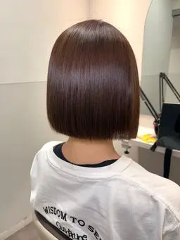 地毛風ストレート(縮毛矯正)