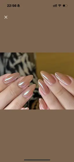 ハンドミラーネイルorオーロラネイル