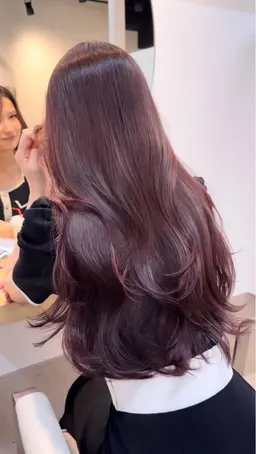 うる艶カラー➕トリートメント 暖色系