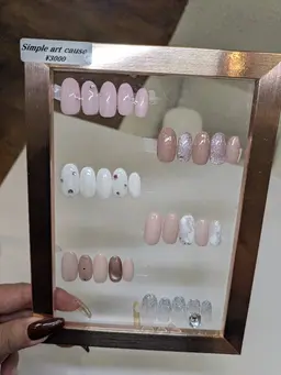オフあり定額シンプルネイル