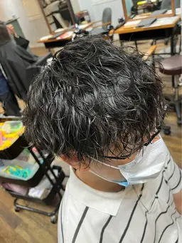 メンズカット＋パーマ