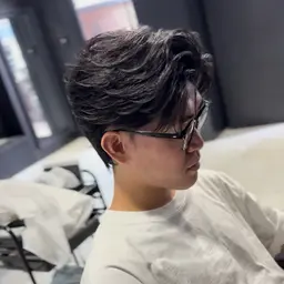 メンズカット+ニュアンスパーマ¥14300→¥8800【owl心斎橋を初めてご利用の方】