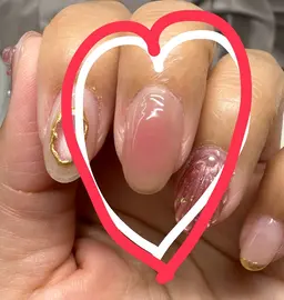オフなし💅チークネイル（全指チークネイル！お写真のお色味になります。）