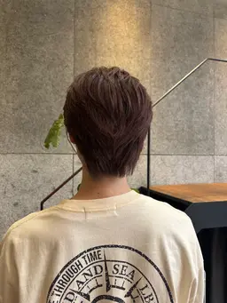 《メンズ限定🖤⋆͛*͛》透明感ワンカラー+似合わせカット+オージュアトリートメント🐾⭐︎