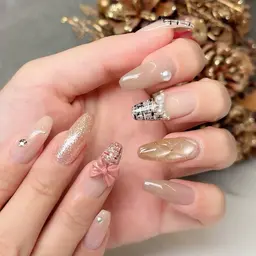 🧸やり放題150分コース🧸⋆ 成人式ネイルにも❁⃘*.゚