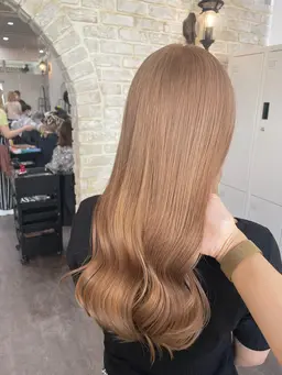 ♡初回限定♡💛✨ブリーチありWカラー✨💛+うる艶トリートメント🫧💗