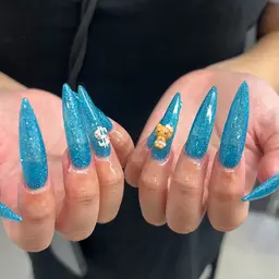 🖤長さだし Flash nail ﾌﾗｯｼｭ✨️✨️🖤オフ無料