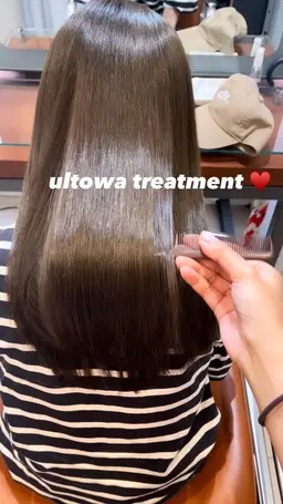 髪質改善♥️【 ULTOWAトリートメント 】➕プチヘッドスパ✨