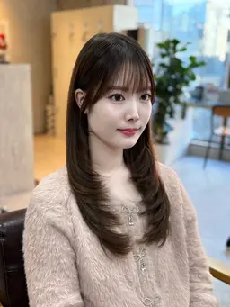 【🇰🇷撮影モデル🇰🇷】レイヤーカット＋カラー＋トリートメント＋スタイリング＋撮影(希望日時ある方連絡ください)