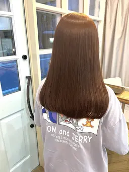 【汚れ除去、頭皮ケア】カラー+炭酸シャンプー