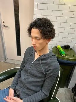 カット+パーマ