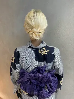 【U24限定⭐️】浴衣着付け&ヘアセット👘🎆　🚨必要なものはご持参ください🚨