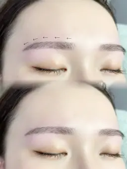 ୨୧ アイブロウwax脱毛୨୧ 間引き・仕上げメイク付き ⚠️詳細を必ずご確認ください