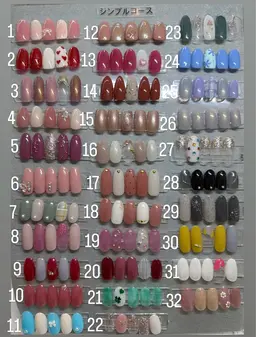 オフなし💅🆕9月17日スタート！シンプルメニュー💓ご予約の際は、ご希望の【デザイン番号】をお伝えください♪