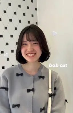 【似合わせボブカット+艶々カラー】（木曜日×）