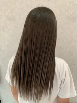 艶縮毛矯正✨シャンプーブロートリートメント