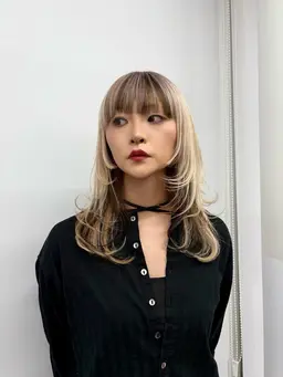 【10~20代、撮影用】デザインカラー（ブリーチ込み）