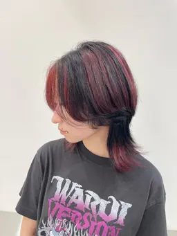 🍎カット+ケアブリーチ+デザインカラー🍎