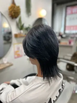 カット+シルキーカラー+マーブ