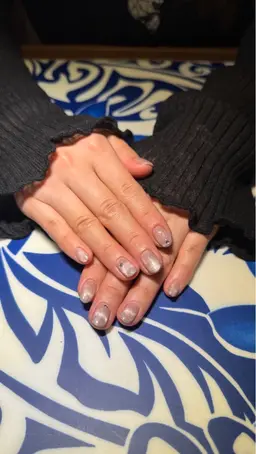 [初回オフ無料]  グラデーション・ミラー・フレンチ3.800円