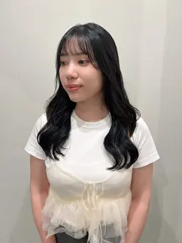 【⭐︎デジタルパーマ⭐︎】カット+コテ巻き風パーマ+4stepトリートメント【韓国風パーマ】🫧