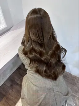 【🤍🫧ブリーチなし憧れカラー🤍🫧】ブリーチなしダブルカラー✨️+バイカルテトリートメント♡