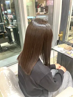 お勧めストレート🍀【似合わせカット➕コスメストレート➕リンケージトリートメントフルコース】💇♀️