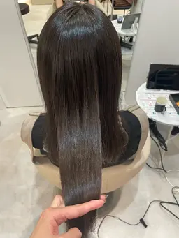 白髪染め（全体）& トリートメント