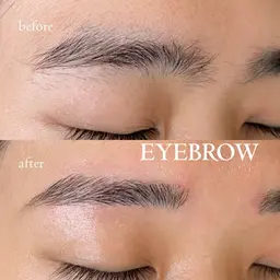 メンズ【美眉スタイリング】眉カット・間引き・メイク込み
