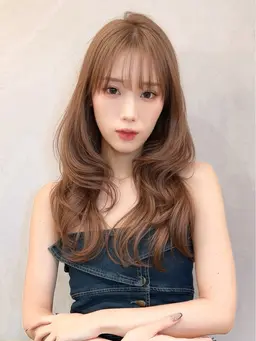 11日限定❣️カット+カラー+高保湿トリートメント🫧韓国/レイヤーカット/ハッシュカット/ボブ/ミディアム