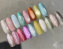 【大人気❣️】チップ長さだし10本+選べる3質感×全22色マグネットネイル✨Vカットストーンプレゼント💎