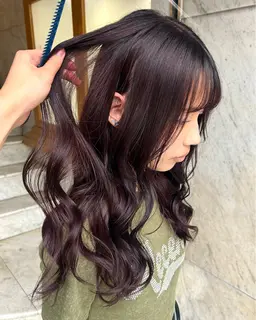 cut+ブリーチ無しW color
