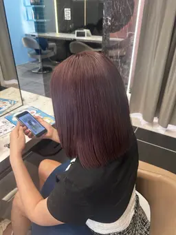 ワンカラー(白髪染め、根元染め可🙆🏻‍♀️)＋トリートメント