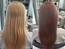 【バージン毛の方必見‼️】似合わせダブルカラーブリーチ有り無し選べます🫶🏻🤍ミニモ価格でご案内🙌🏻🙌🏻