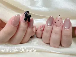 🎶シンプル定額コース✨店にて50種類のデザインから選べます✨💰6180円【新規オフ無料】💅ハンドネイル✨