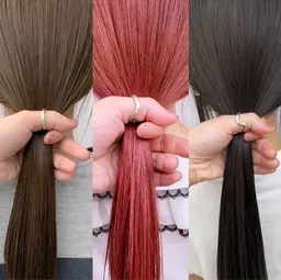 ブリーチありインナーカラー+メンテナンスカット+1ステップトリートメント