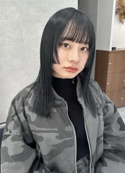 U24 🌸💕💕🌸前髪縮毛矯正🎀より艶の出る髪質改善縮毛矯正🎀