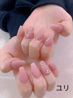 🌸人気なスカルプ長さだしシンプルアート2本コース