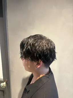 メンズカット➕グレーリタッチカラー(白髪染め)