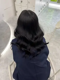 【ミニモ学割💫】💓‪重たく見えずらい🫧透明感カラー🫧＋1stepトリートメント＋コテ巻き仕上げ💓‪