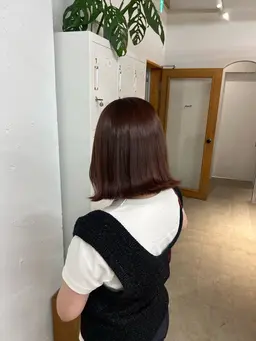 ワンカラー➕極潤treatment☁️🫧