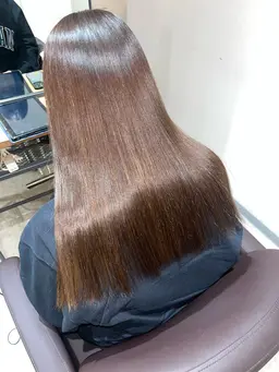 【✨ミニモ限定価格✨】※平日限定 髪質改善コスメストレート➕髪質改善LOA2ステップトリートメント🍯 縮毛矯正