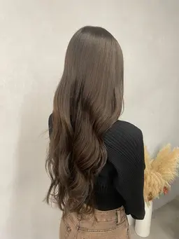 ブリーチなしWカラー➕3STEPトリートメント 🫧