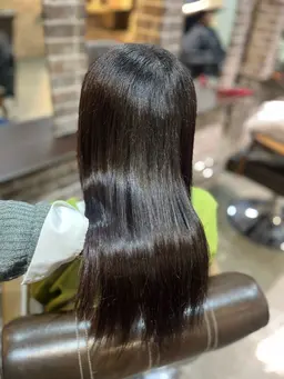 【髪質改善】似合わせカット🥐🤎+透明感カラー🎵♣️+TOKIOトリートメント🍬