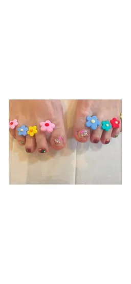 フットネイル【オフありなし】🪄3Dネイルやり放題❣️