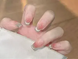 【オフ無料】人気No.1ワンホンネイル チークネイル+マグネットグラデーション ¥6980