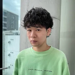 12/6​〜​12/7限定 ✂️土日祝予約解放🔥メンズカット＋パーマ＋眉カット（シャンプスタイリング込新規限定