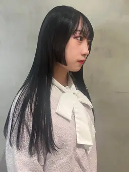 🫧何回目でも使える🫧顔まわりのセットを楽に✨前髪・顔まわりのみストレート+2step トリートメント