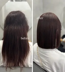 カット+カラー+縮毛矯正